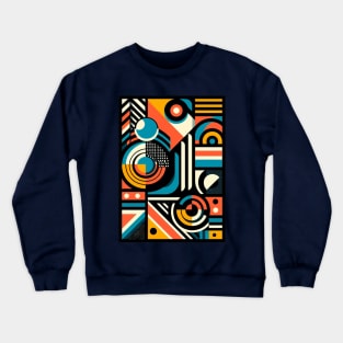 retro abstrack patern Crewneck Sweatshirt